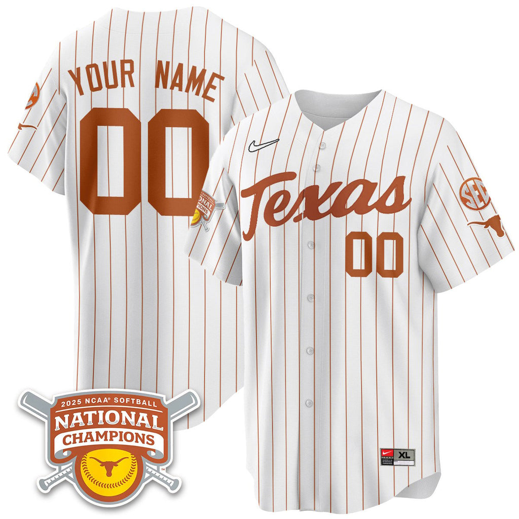 TEX Softball 2025 World Series Champions Limited Jersey - All Stitched