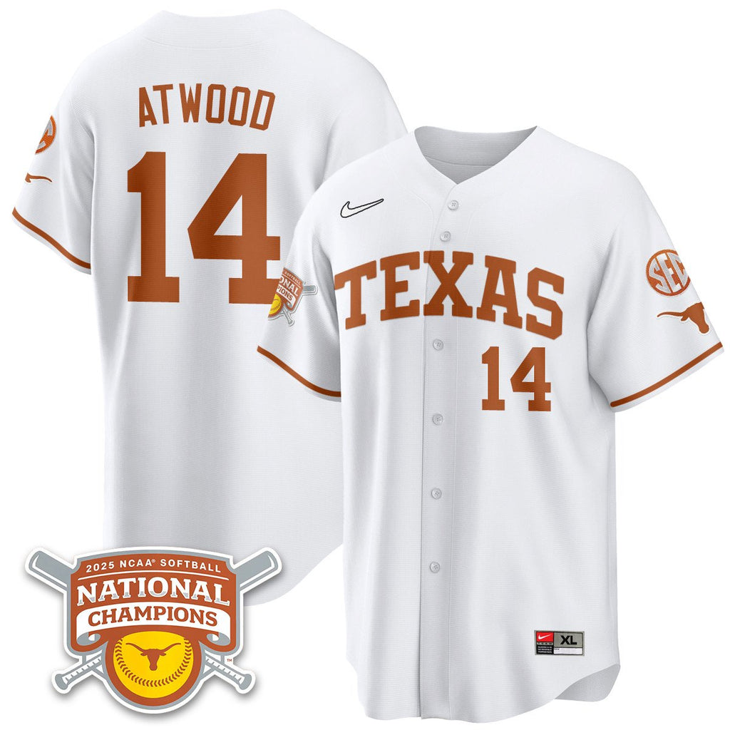 TEX Softball 2025 World Series Champions Limited Jersey - All Stitched
