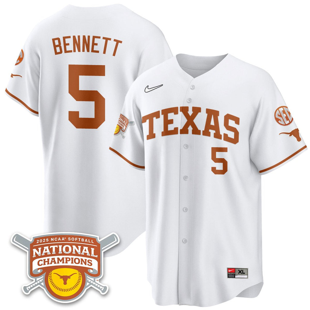 TEX Softball 2025 World Series Champions Limited Jersey - All Stitched