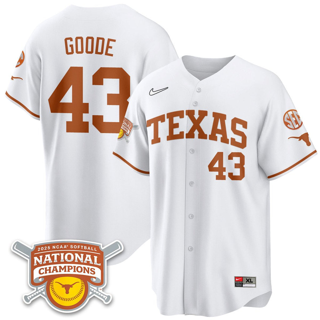 TEX Softball 2025 World Series Champions Limited Jersey - All Stitched