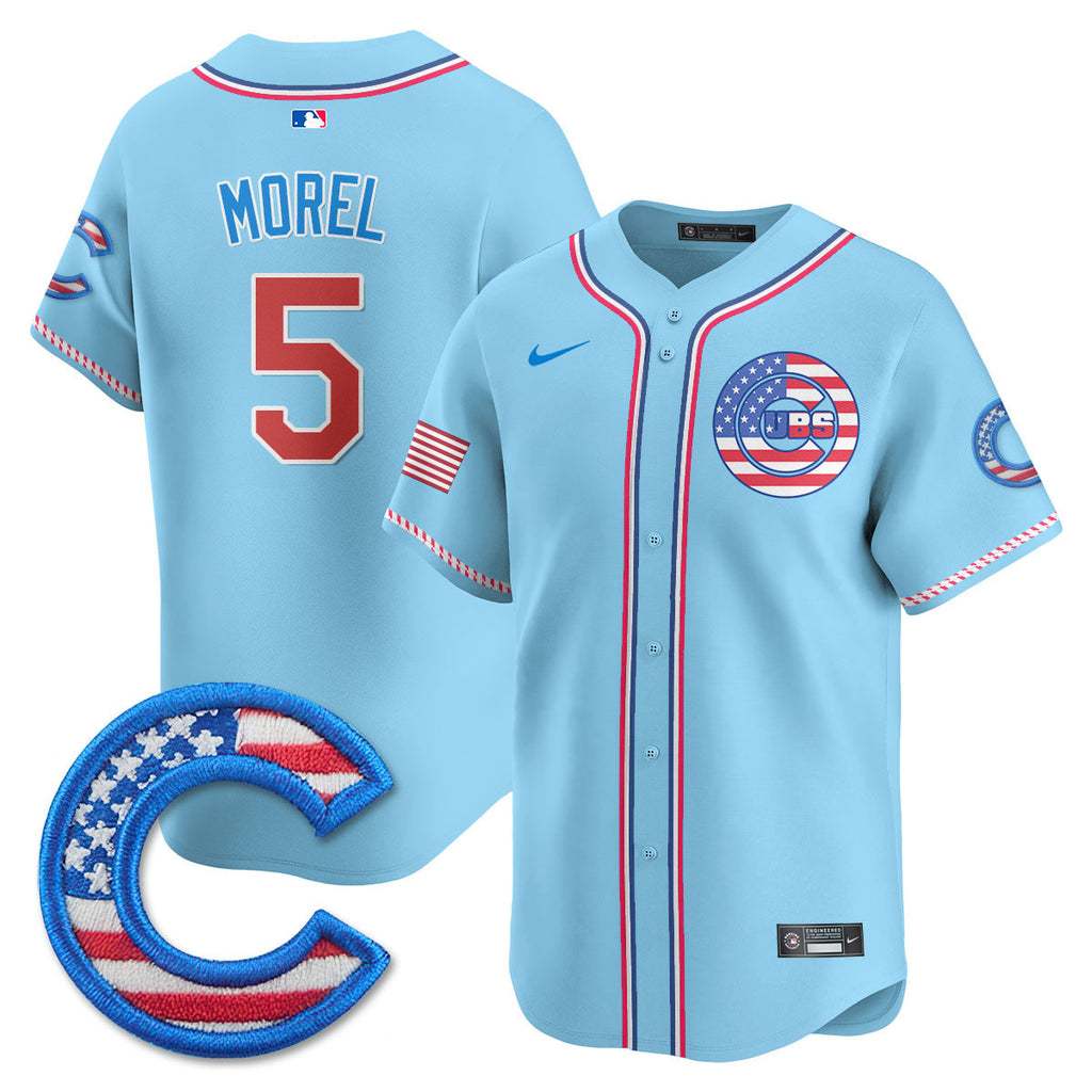 Men' Chicago Cubs 2025 Fourth of July Jersey - All Stitched