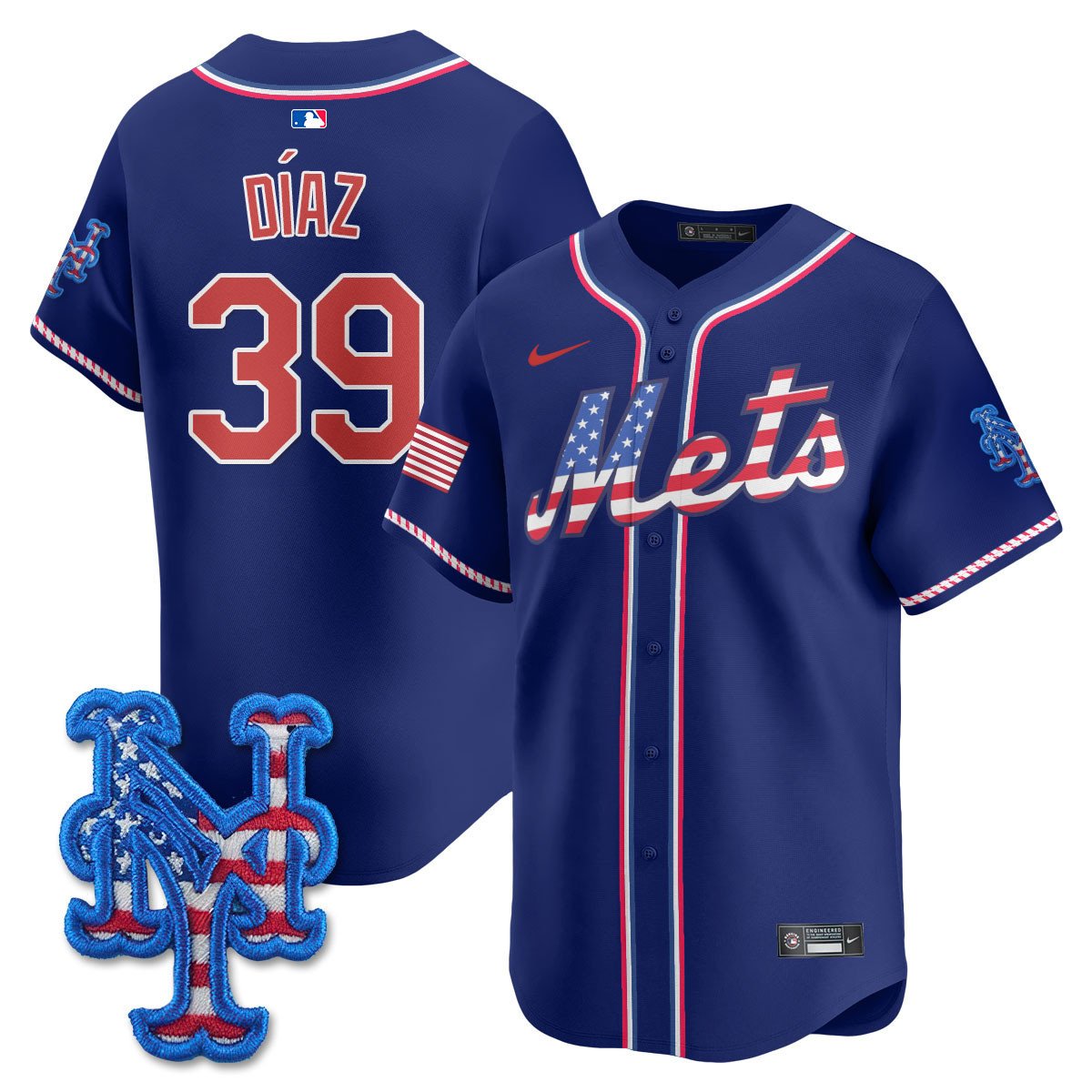 NYM 2025 Fourth of July Jersey - Stitched