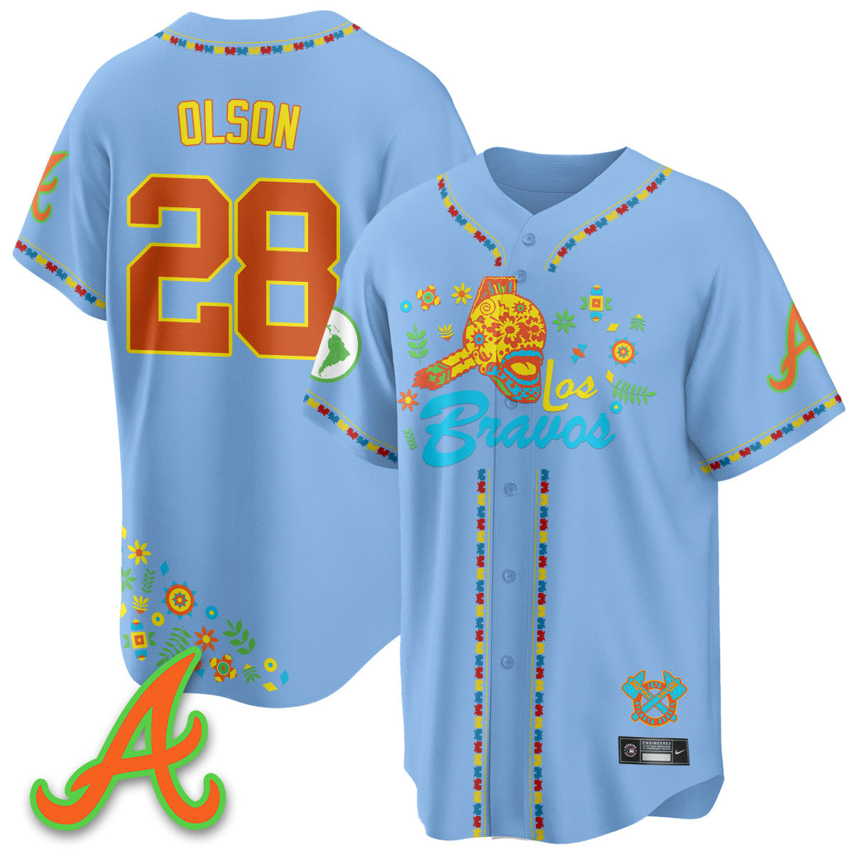ATL 2025 "Los Bravos" Jersey V2 - Stitched