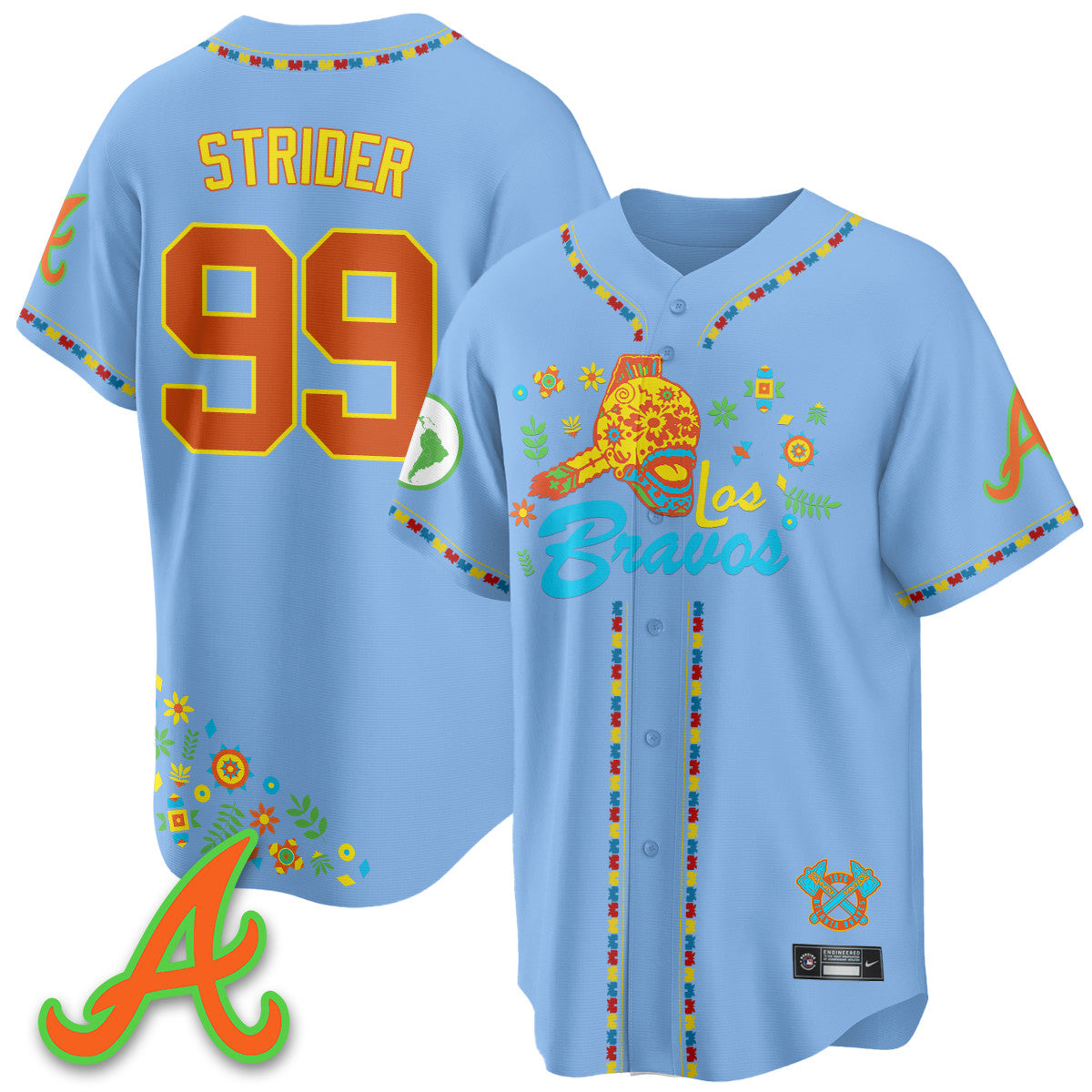 ATL 2025 "Los Bravos" Jersey V2 - Stitched
