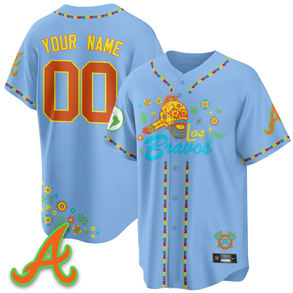 ATL 2025 "Los Bravos" Jersey V2 - Stitched