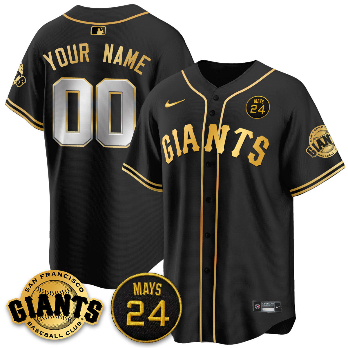 Custom San Francisco Giants 2025 Limited Jersey - All Stitched