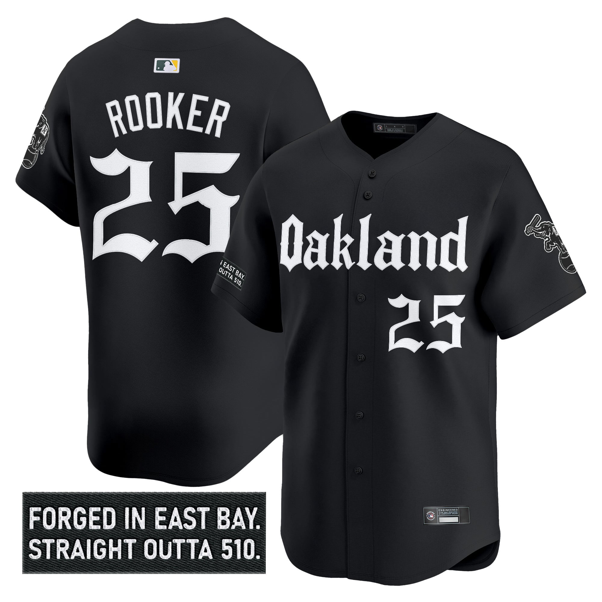 OAK 'Gothic East Bay Edition' Vapor Premier Limited Jersey - Stitched