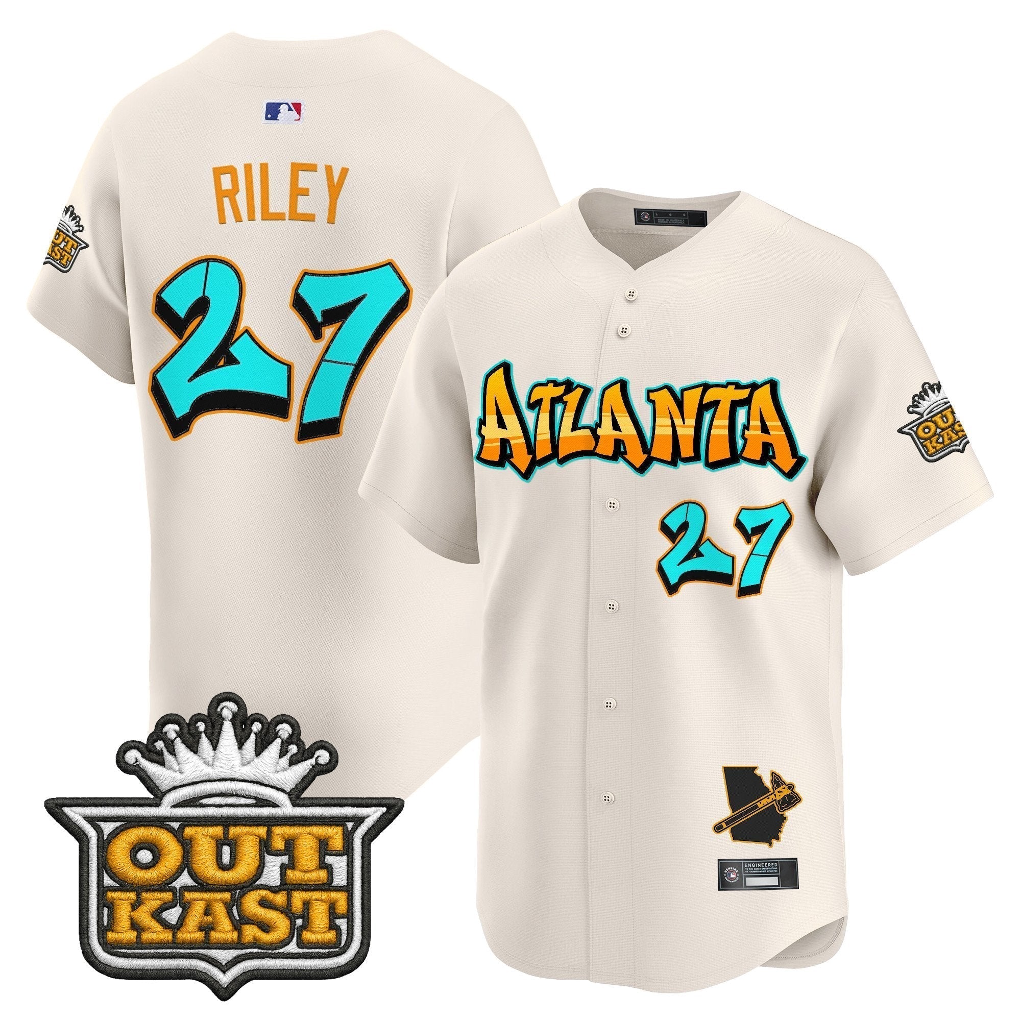 ATL 'Graffiti A-Town Edition' Vapor Premier Limited Jersey - Stitched