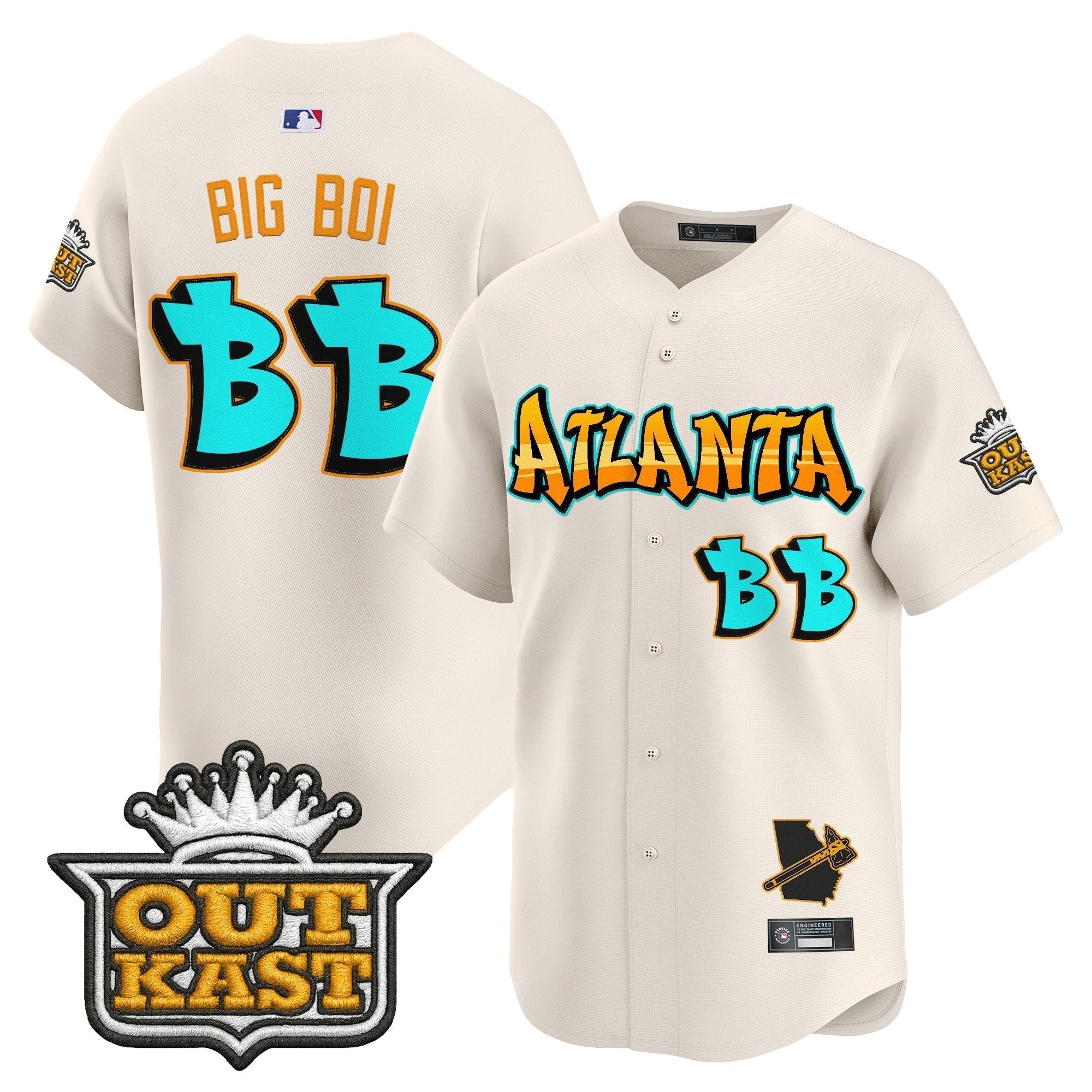 ATL 'Graffiti A-Town Edition' Vapor Premier Limited Jersey - Stitched