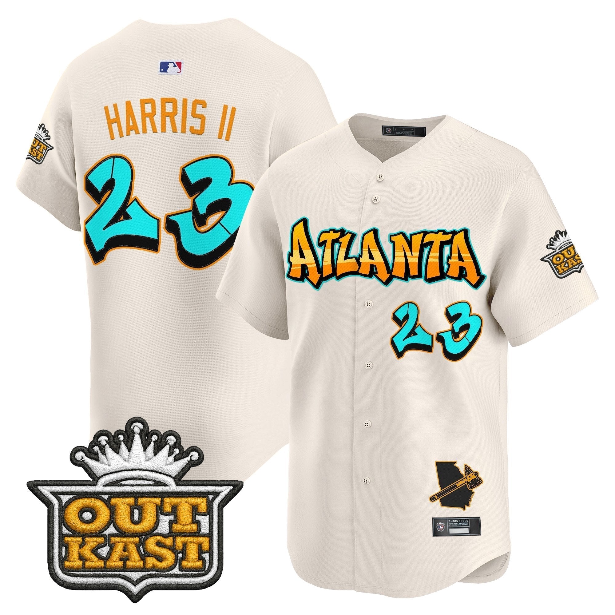 ATL 'Graffiti A-Town Edition' Vapor Premier Limited Jersey - Stitched