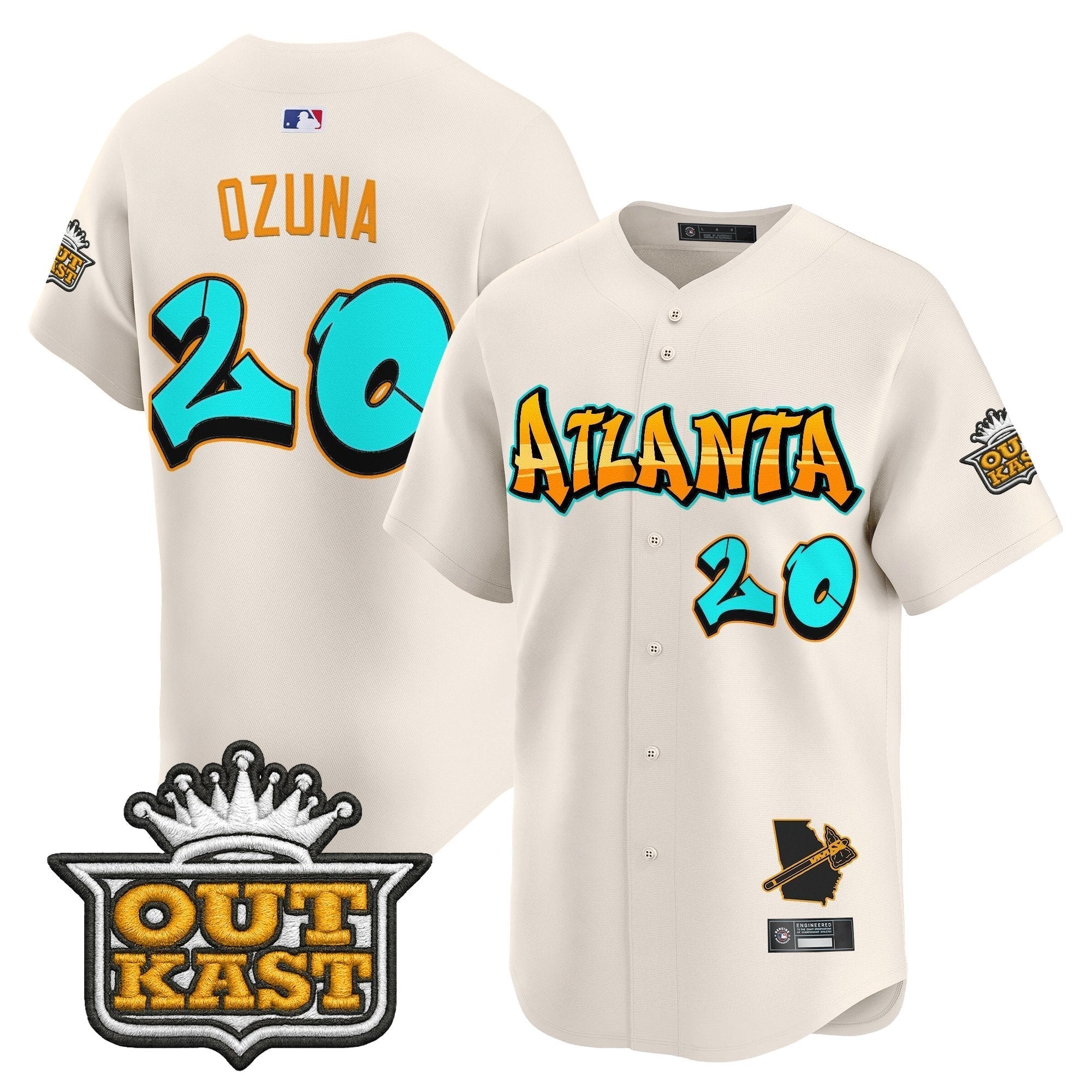 ATL 'Graffiti A-Town Edition' Vapor Premier Limited Jersey - Stitched