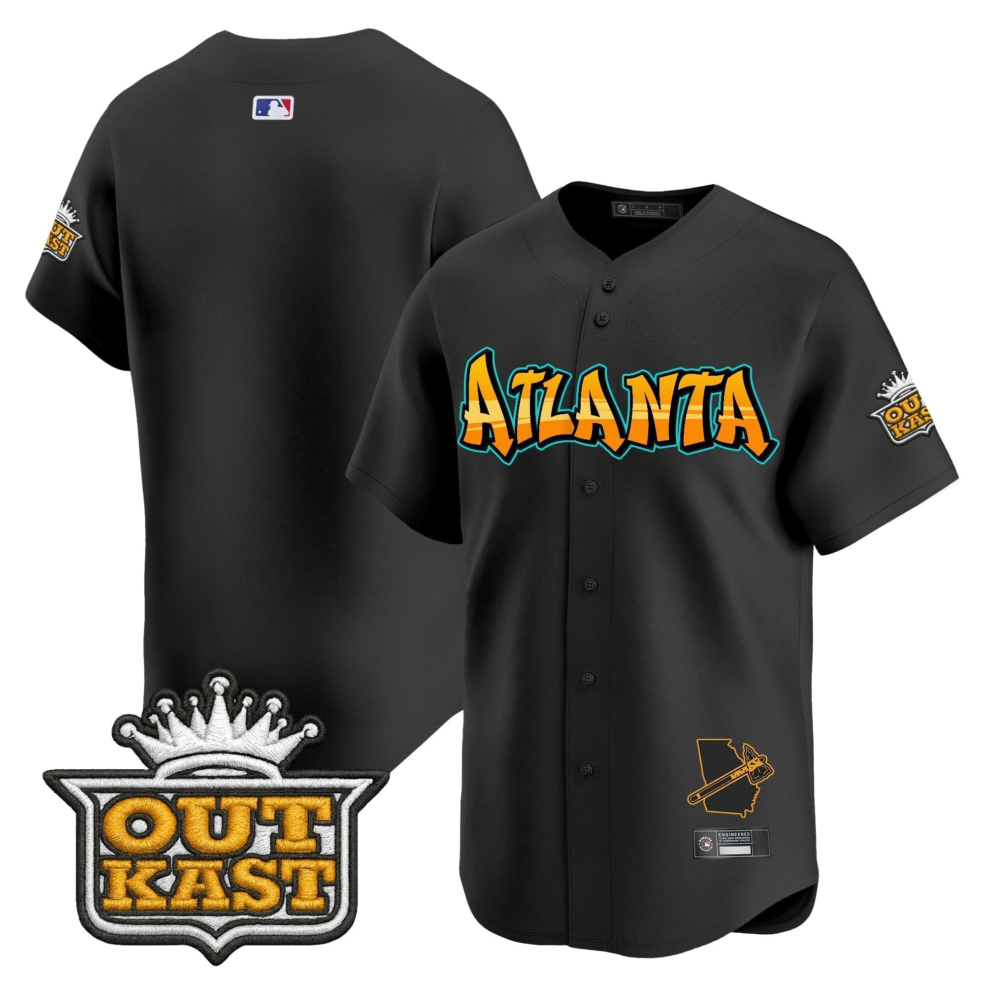 ATL 'Graffiti A-Town Edition' Vapor Premier Limited Jersey - Stitched