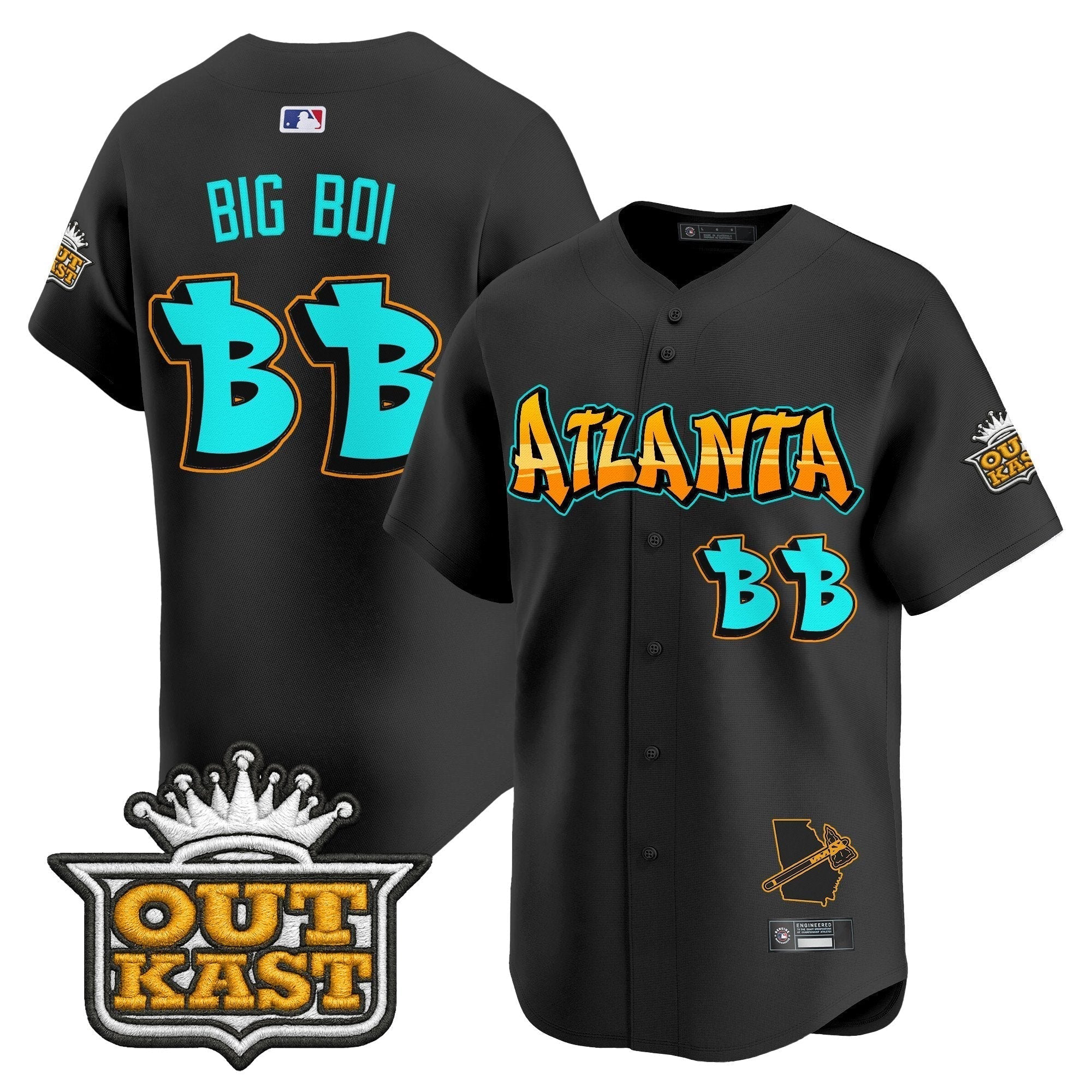 ATL 'Graffiti A-Town Edition' Vapor Premier Limited Jersey - Stitched