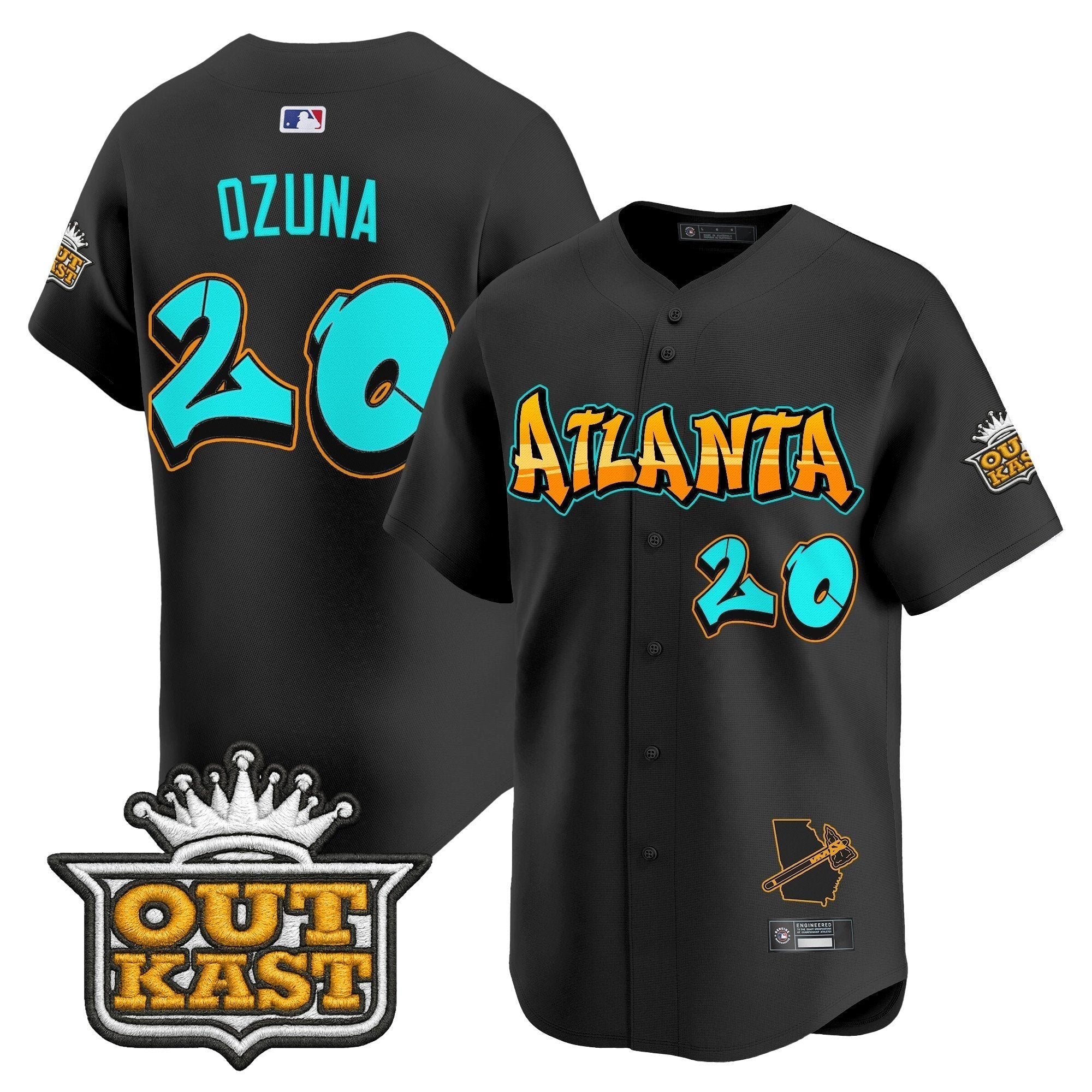 ATL 'Graffiti A-Town Edition' Vapor Premier Limited Jersey - Stitched