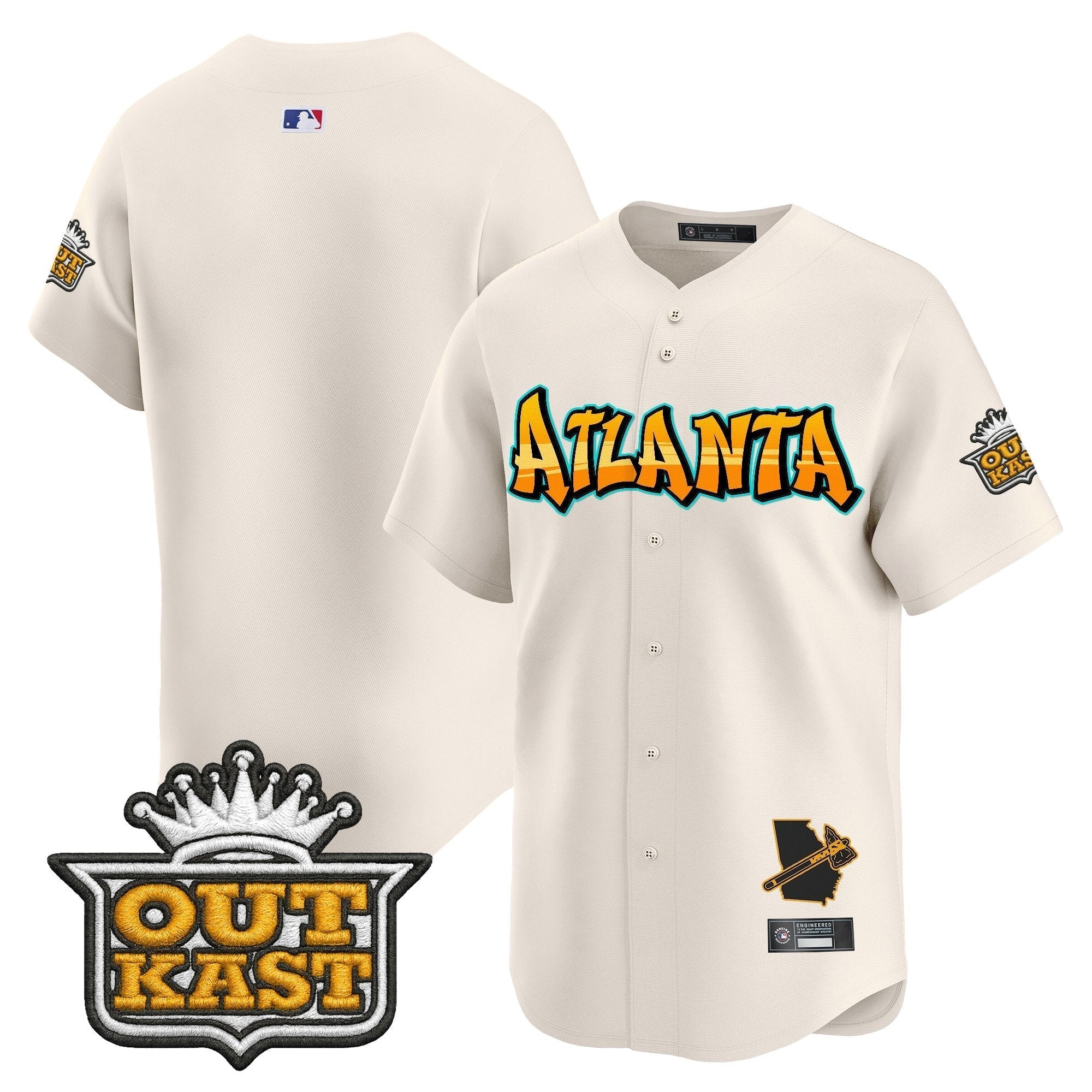 ATL 'Graffiti A-Town Edition' Vapor Premier Limited Jersey - Stitched