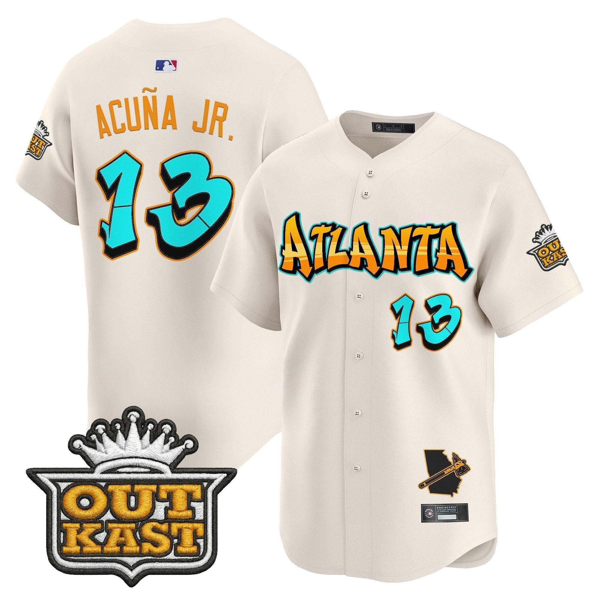 ATL 'Graffiti A-Town Edition' Vapor Premier Limited Jersey - Stitched