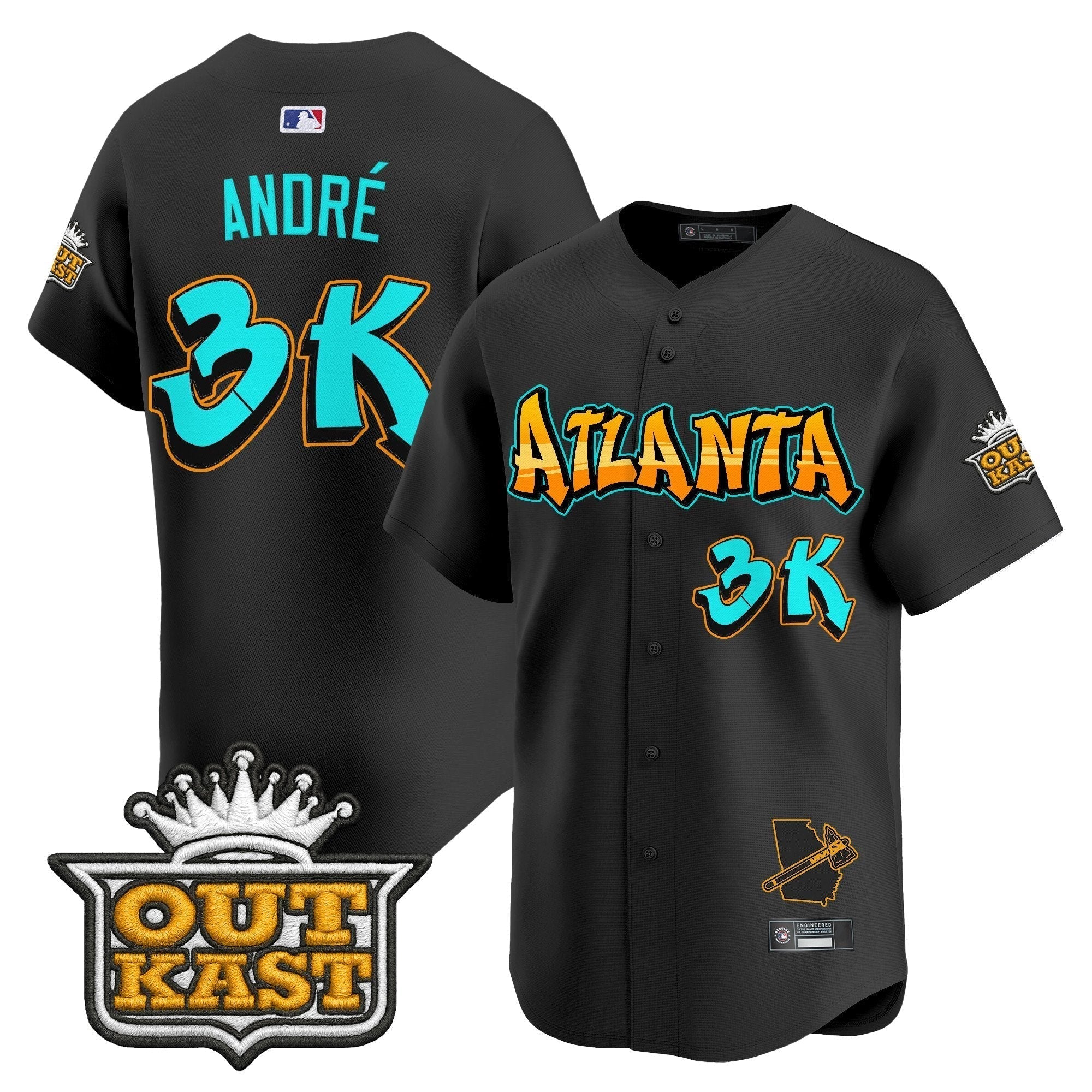ATL 'Graffiti A-Town Edition' Vapor Premier Limited Jersey - Stitched