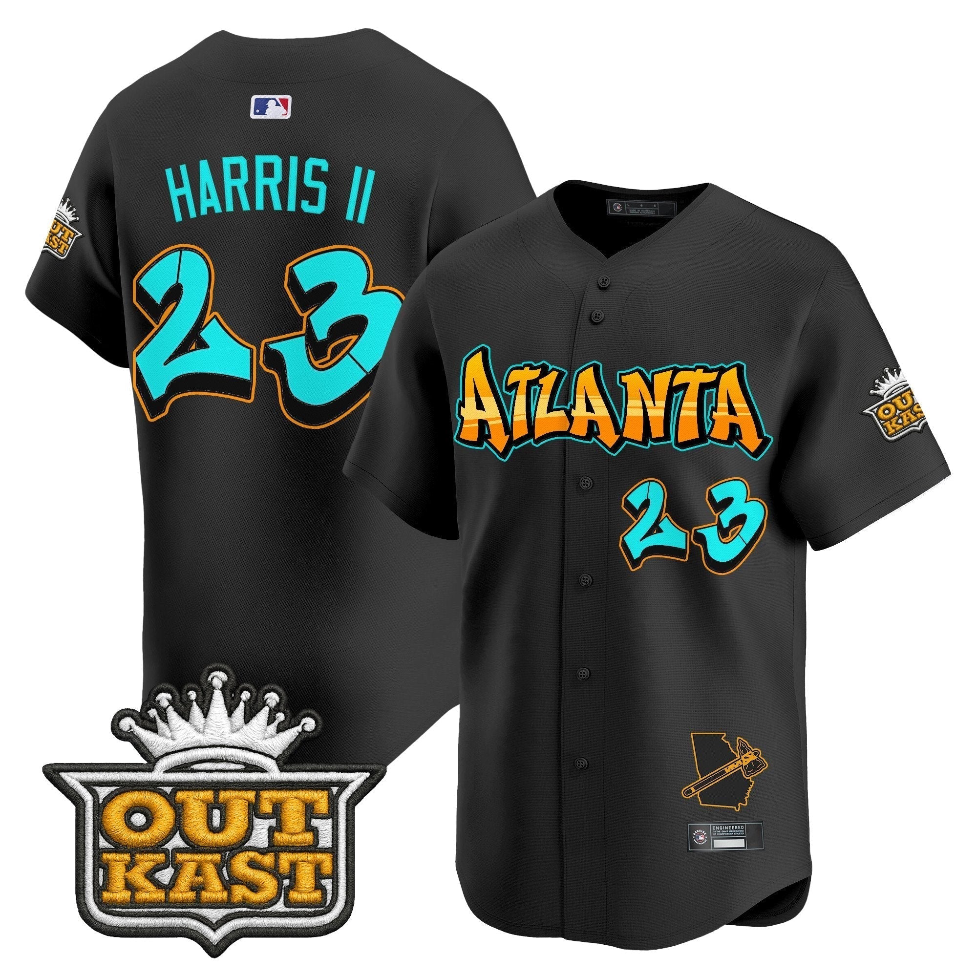 ATL 'Graffiti A-Town Edition' Vapor Premier Limited Jersey - Stitched