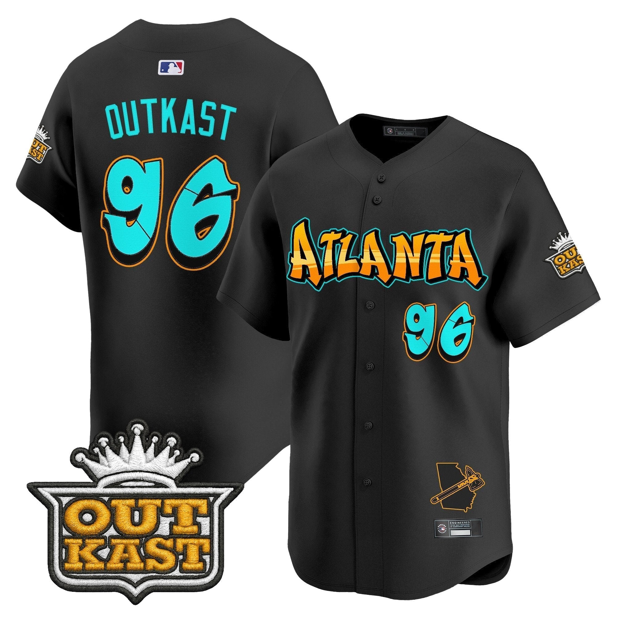 ATL 'Graffiti A-Town Edition' Vapor Premier Limited Jersey - Stitched