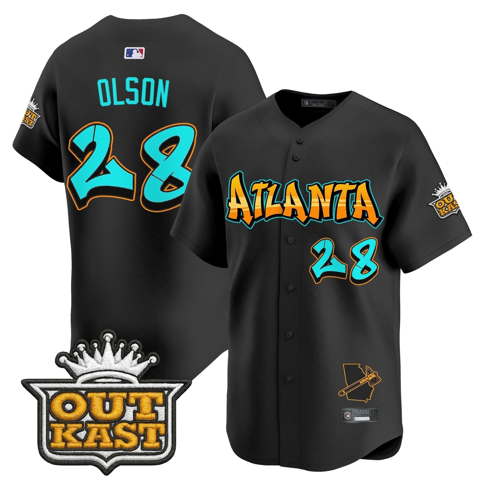 ATL 'Graffiti A-Town Edition' Vapor Premier Limited Jersey - Stitched