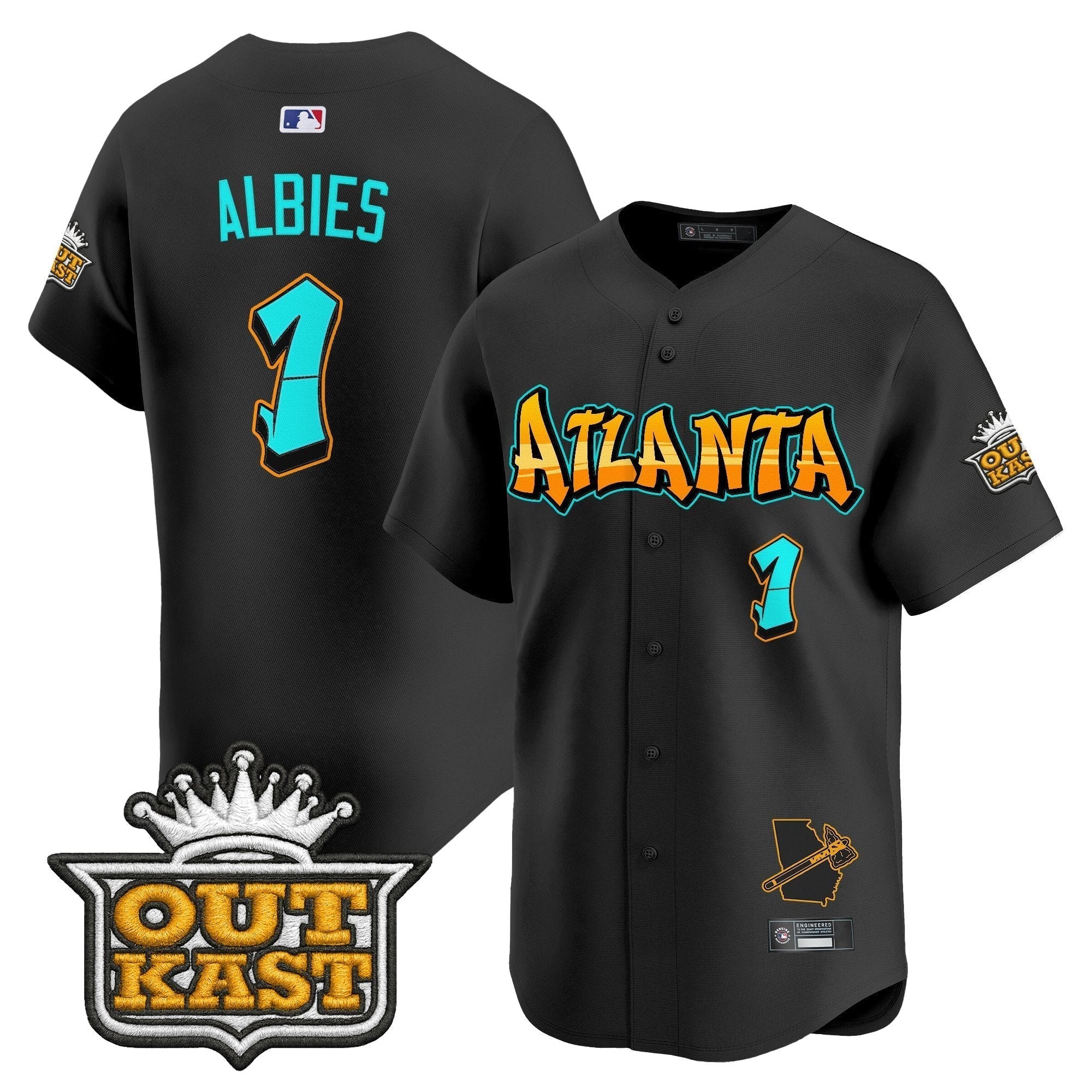 ATL 'Graffiti A-Town Edition' Vapor Premier Limited Jersey - Stitched