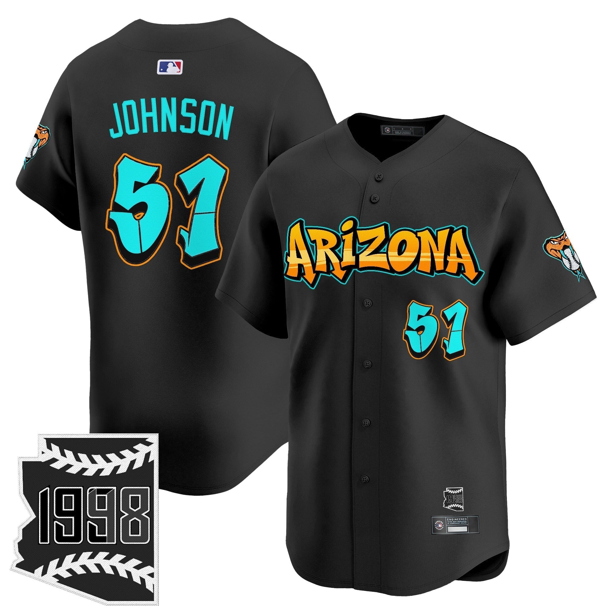 ARI 'Graffiti Desert Ink Edition' Vapor Premier Limited Jersey - Stitched