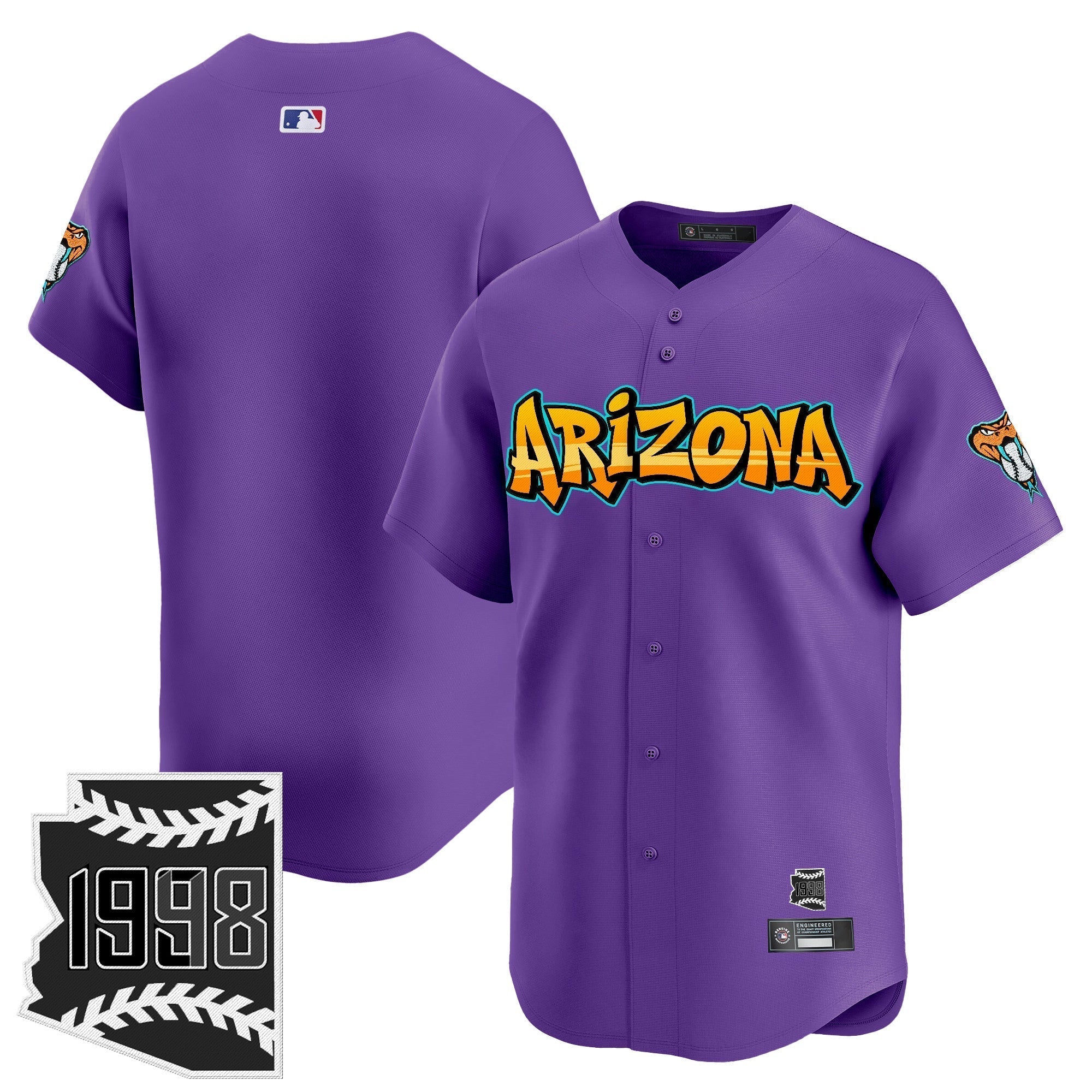 ARI 'Graffiti Desert Ink Edition' Vapor Premier Limited Jersey - Stitched
