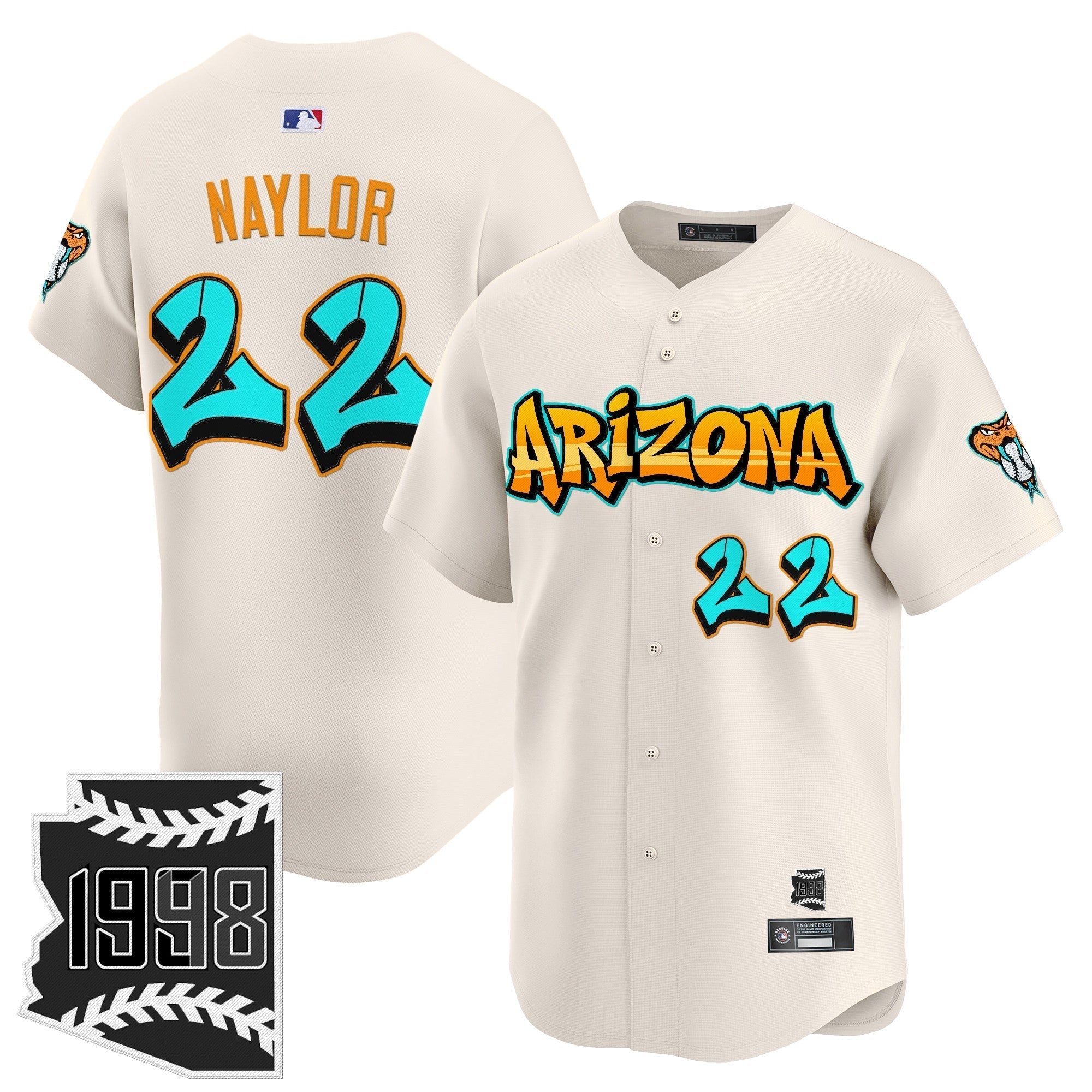 ARI 'Graffiti Desert Ink Edition' Vapor Premier Limited Jersey - Stitched