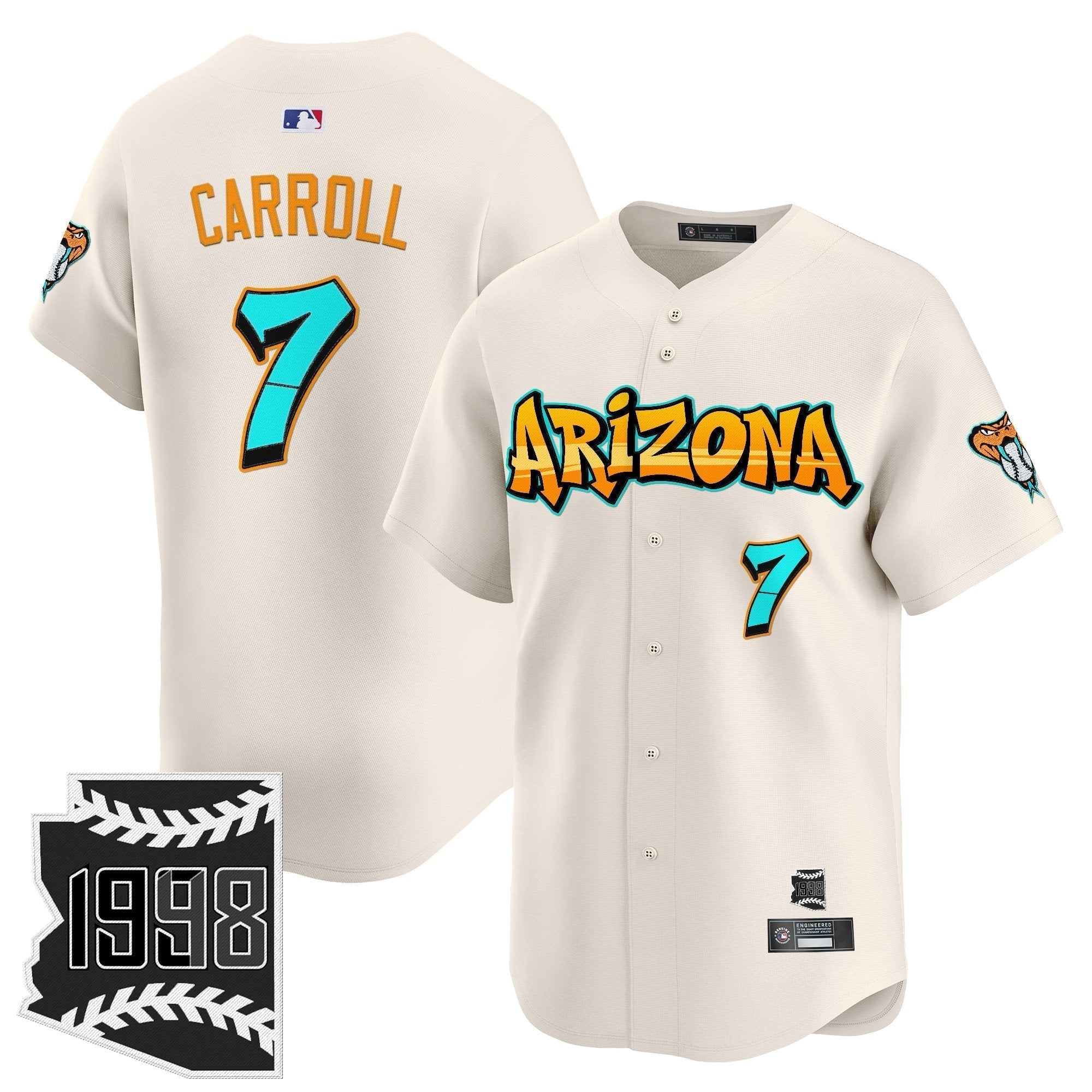 ARI 'Graffiti Desert Ink Edition' Vapor Premier Limited Jersey - Stitched