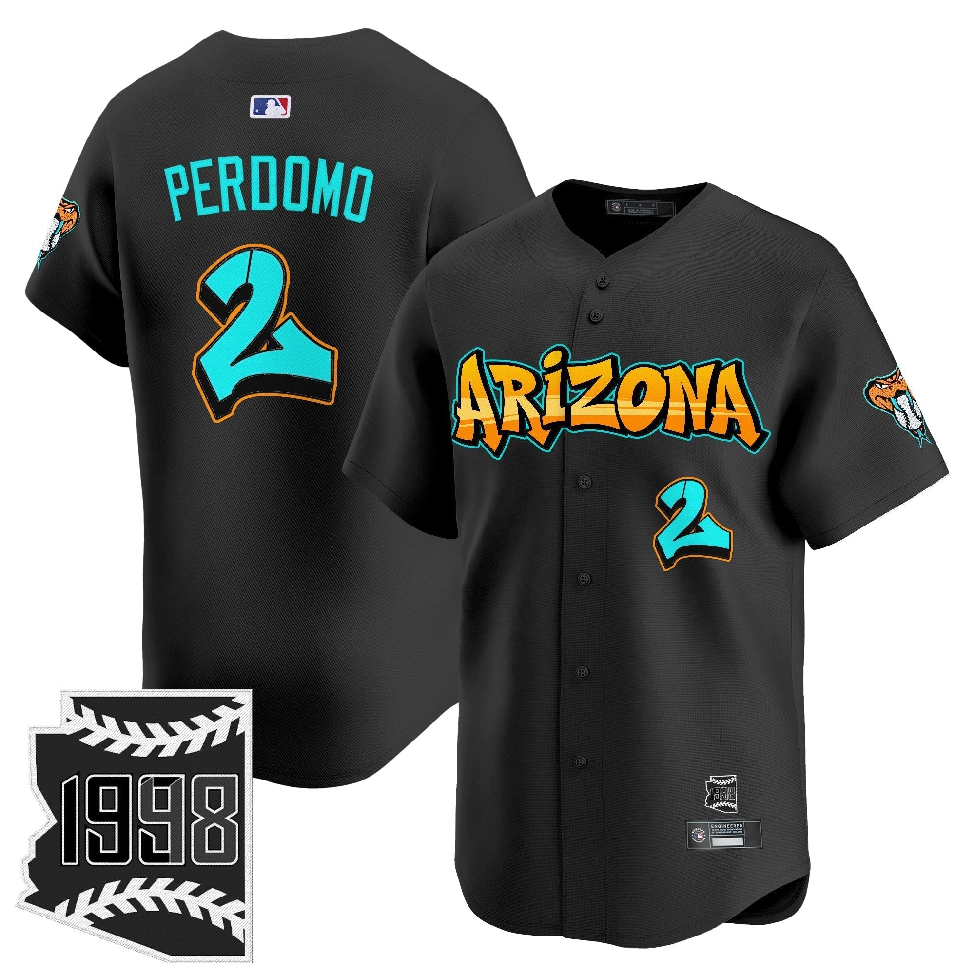 ARI 'Graffiti Desert Ink Edition' Vapor Premier Limited Jersey - Stitched