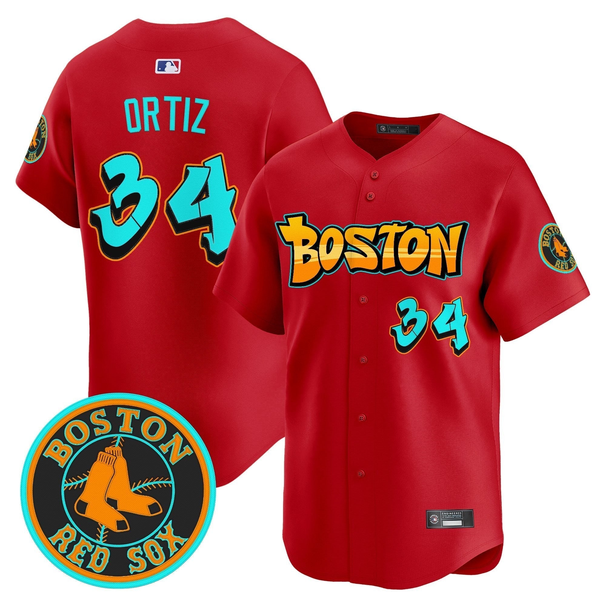 BOS 'Graffiti Streetstyle Edition' Vapor Premier Limited Jersey - Stitched