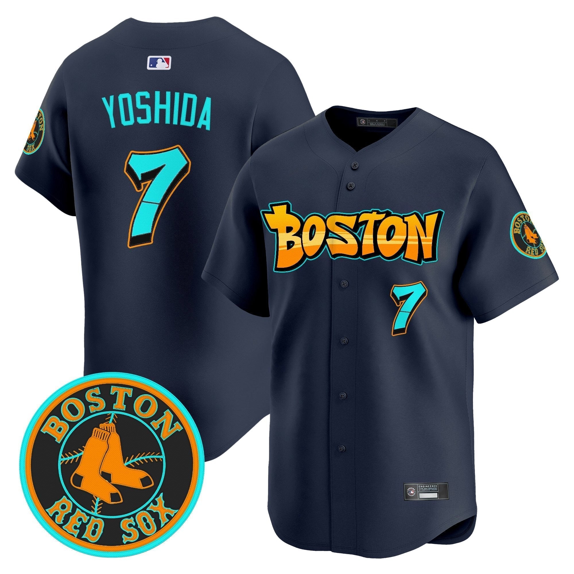 BOS 'Graffiti Streetstyle Edition' Vapor Premier Limited Jersey - Stitched