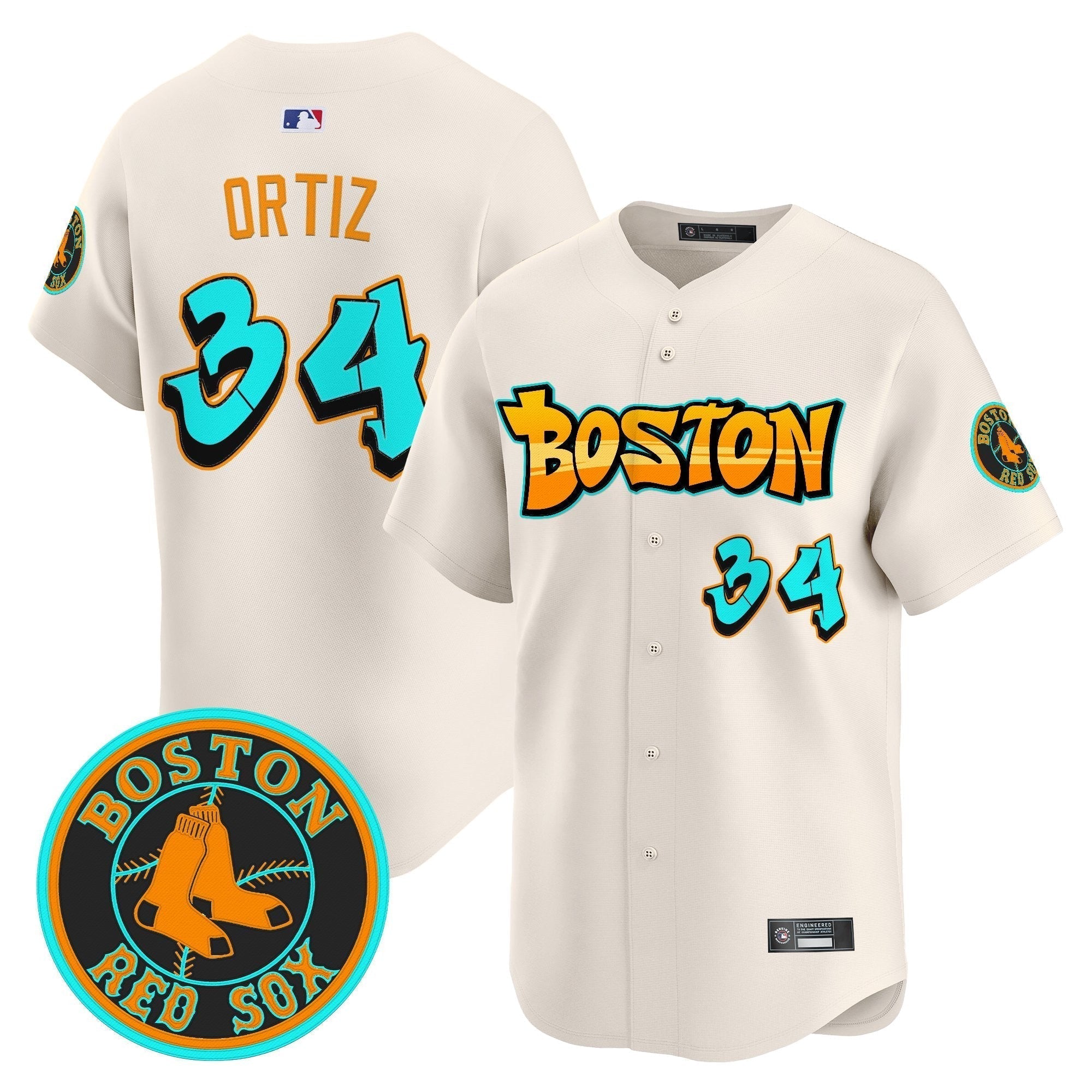 BOS 'Graffiti Streetstyle Edition' Vapor Premier Limited Jersey - Stitched
