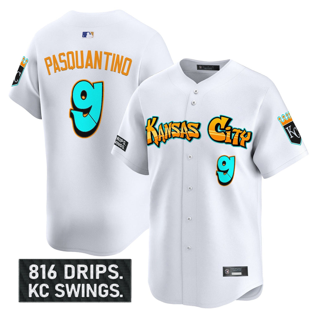 KC 'Graffiti Crown Drop Edition' Vapor Premier Limited Jersey - Stitched