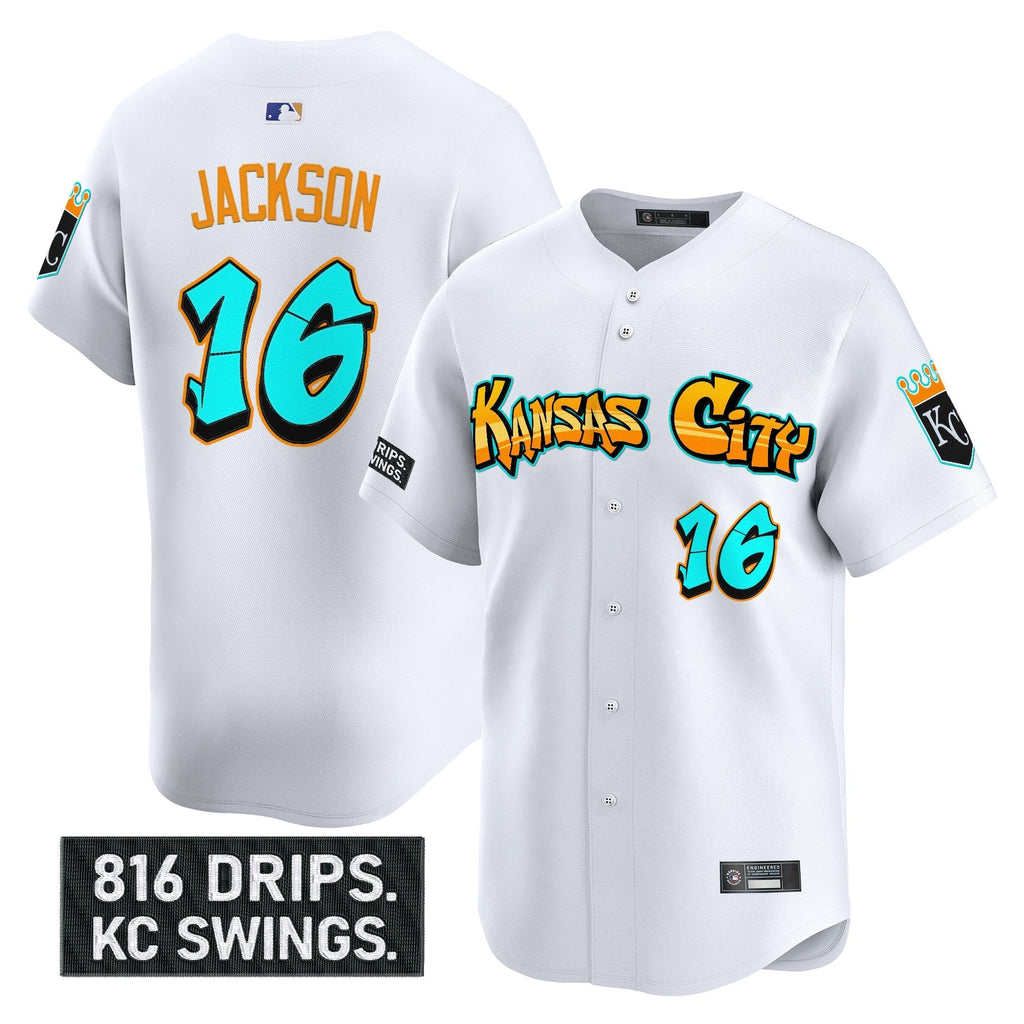 KC 'Graffiti Crown Drop Edition' Vapor Premier Limited Jersey - Stitched