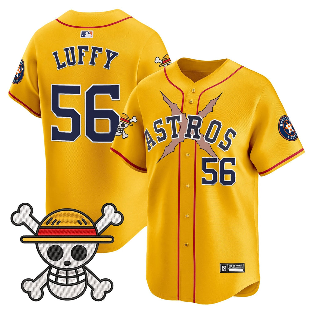 HOU x One Piece 2025 Vapor Premier Limited Jersey - Stitched