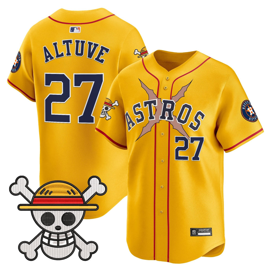 HOU x One Piece 2025 Vapor Premier Limited Jersey - Stitched