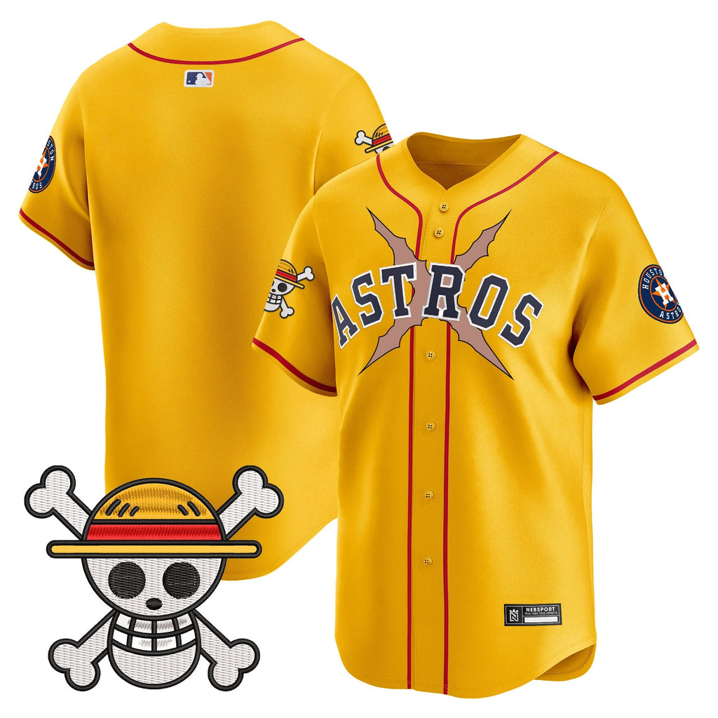 HOU x One Piece 2025 Vapor Premier Limited Jersey - Stitched