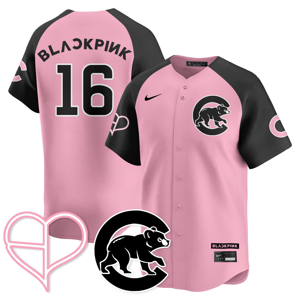 Women's Chicago Cubs BL??KPI?K 2025 Limited Jersey - All Stitched