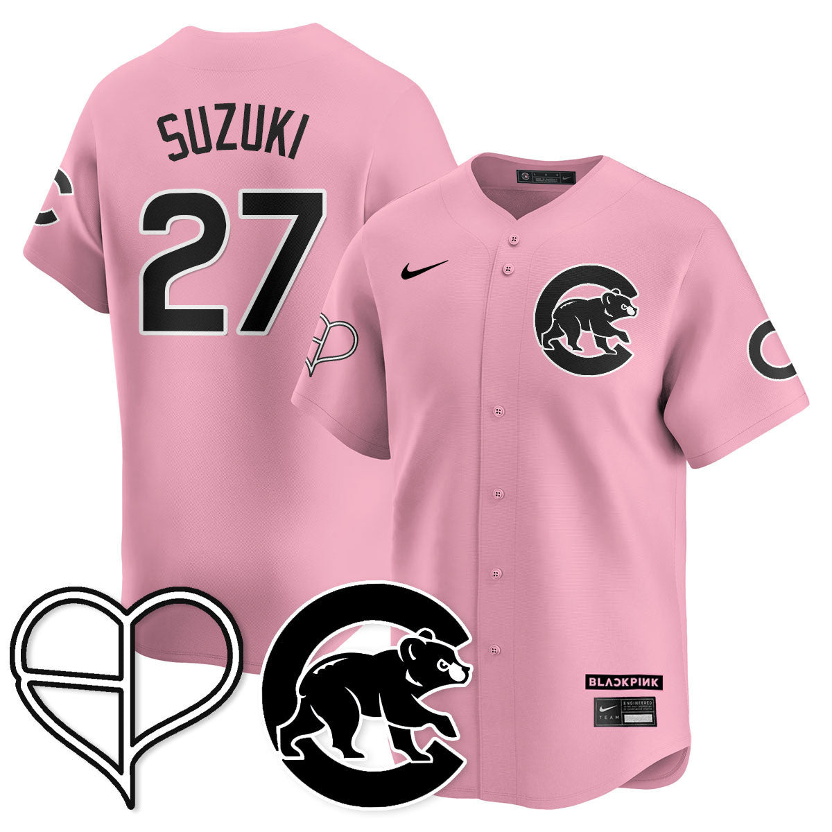 Men's Chicago Cubs BL??KPI?K 2025 Limited Jersey - All Stitched