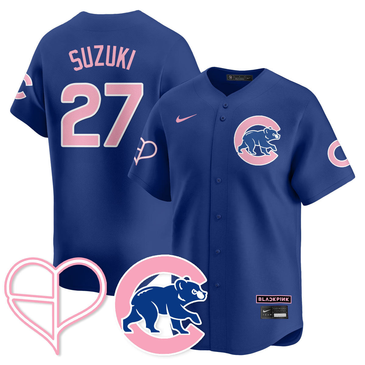 Men's Chicago Cubs BL??KPI?K 2025 Limited Jersey - All Stitched