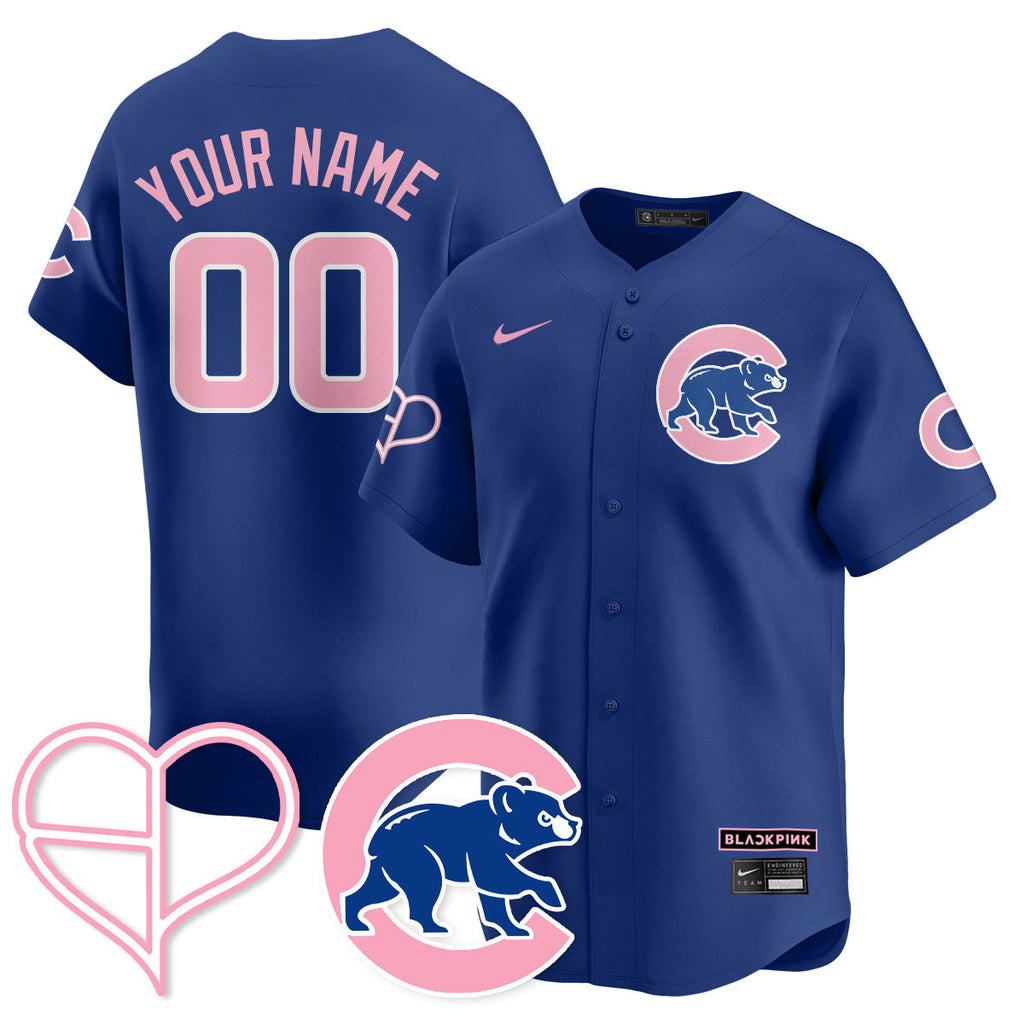 Chicago Cubs BL??KPI?K 2025 Limited Custom Jersey - All Stitched