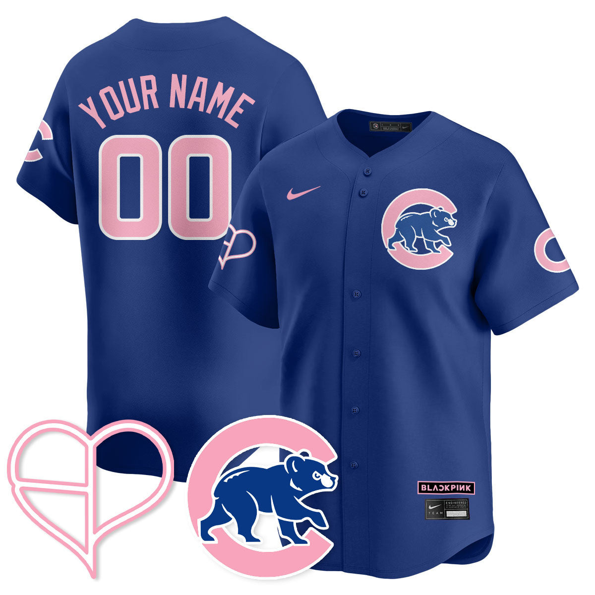 Chicago Cubs BL??KPI?K 2025 Limited Custom Jersey - All Stitched