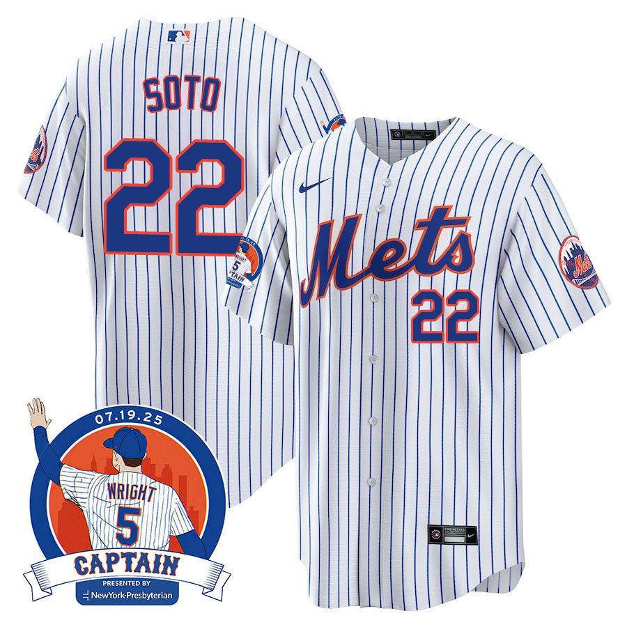 Men's New York Mets David Wright "Mets Legend" Jersey - All Stitched