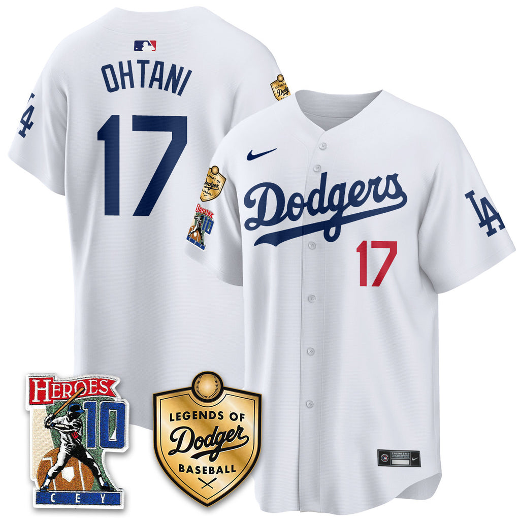 Men's Dodgers Ron Cey "Legends Of Dodgers Baseball" Jersey - All Stitched