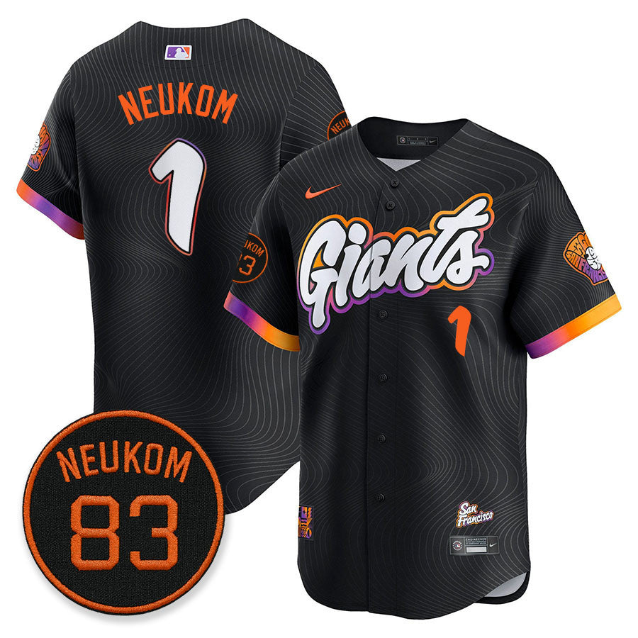 Men's San Francisco Giants Bill Neukom Memorial 2025 Jersey - All Stitched
