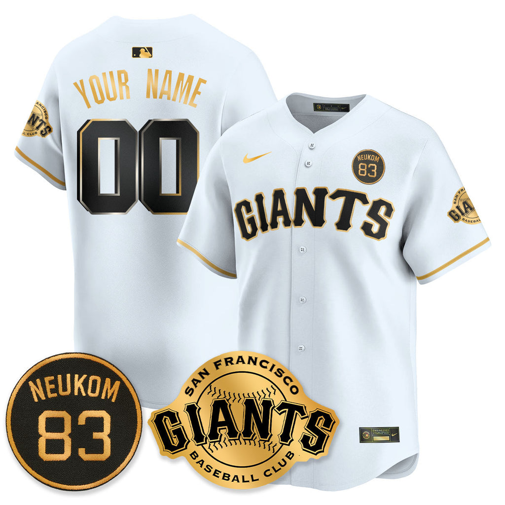 Men's San Francisco Giants Bill Neukom Memorial 2025 Jersey - All Stitched
