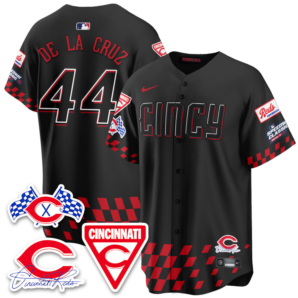 Men's Cincinnati Reds 2025 Speedway Limited Jersey V2 - All Stitched
