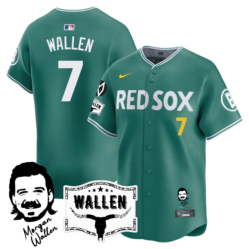 BOS Morgan Wallen 2025 Jersey - Stitched