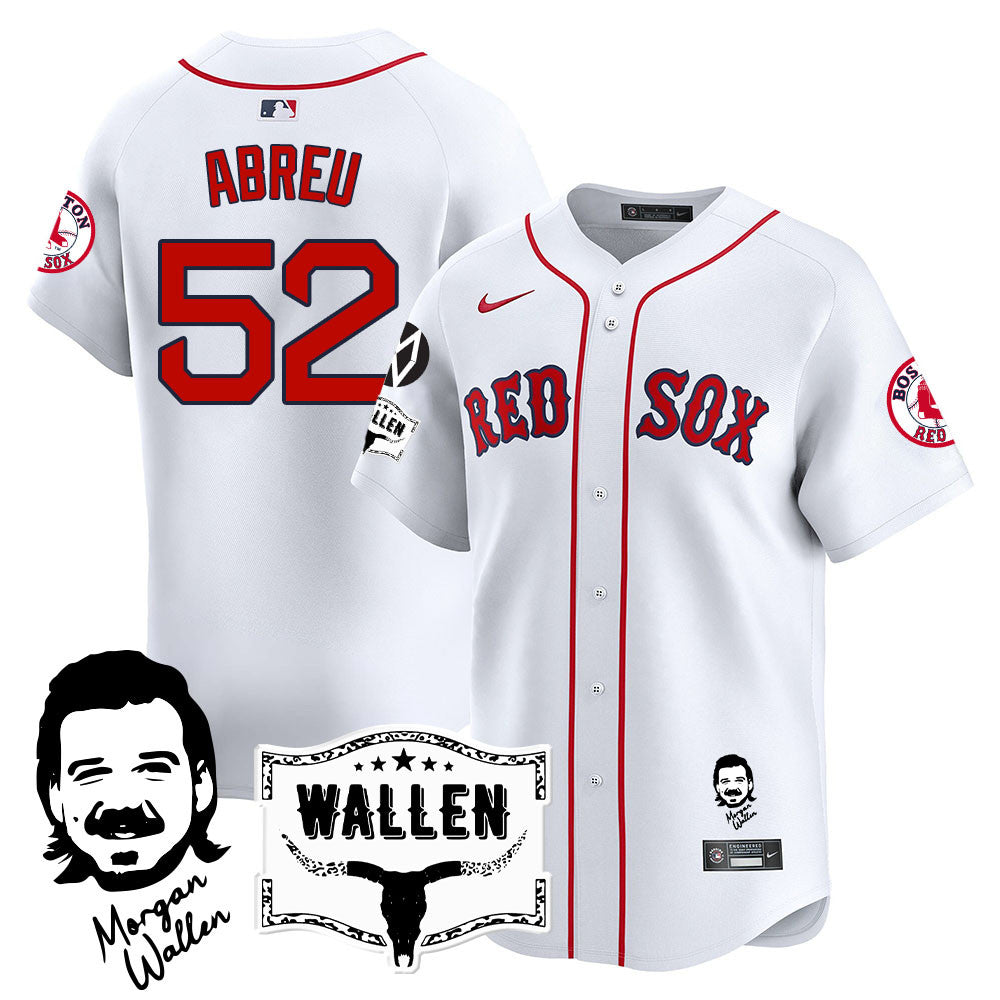 BOS Morgan Wallen 2025 Jersey - Stitched